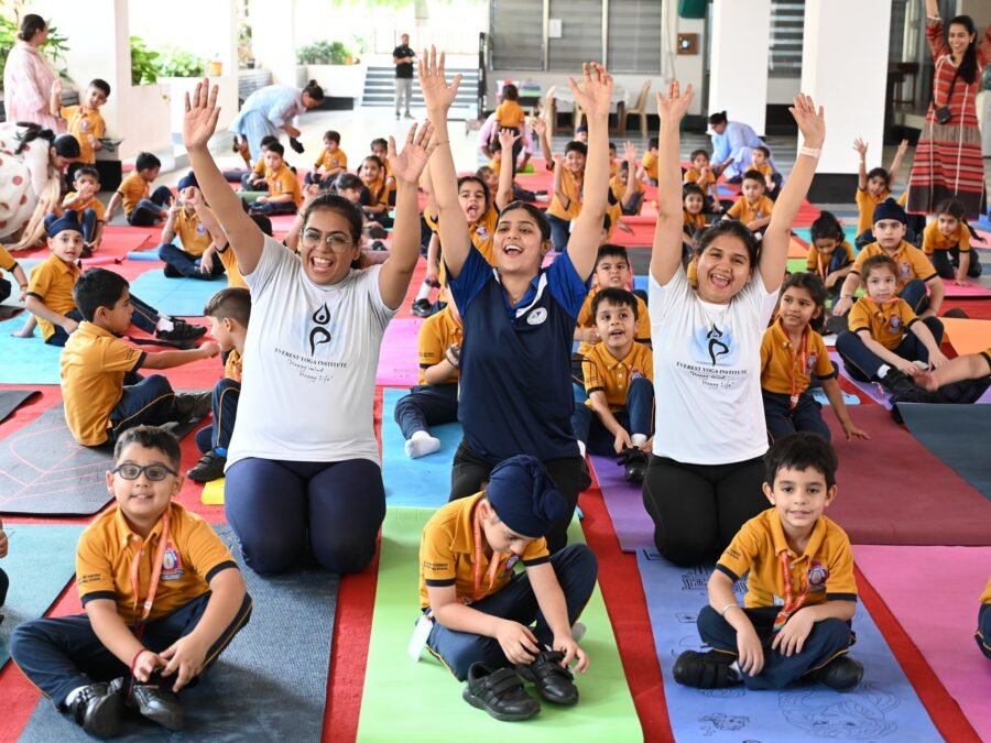 Tiny Yogis, Big Energy: Yoga Day for Kindergarten at SHCIS