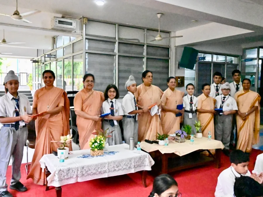 Sacred Heart Convent International School welcome ceremony for Principal Sr. Prema